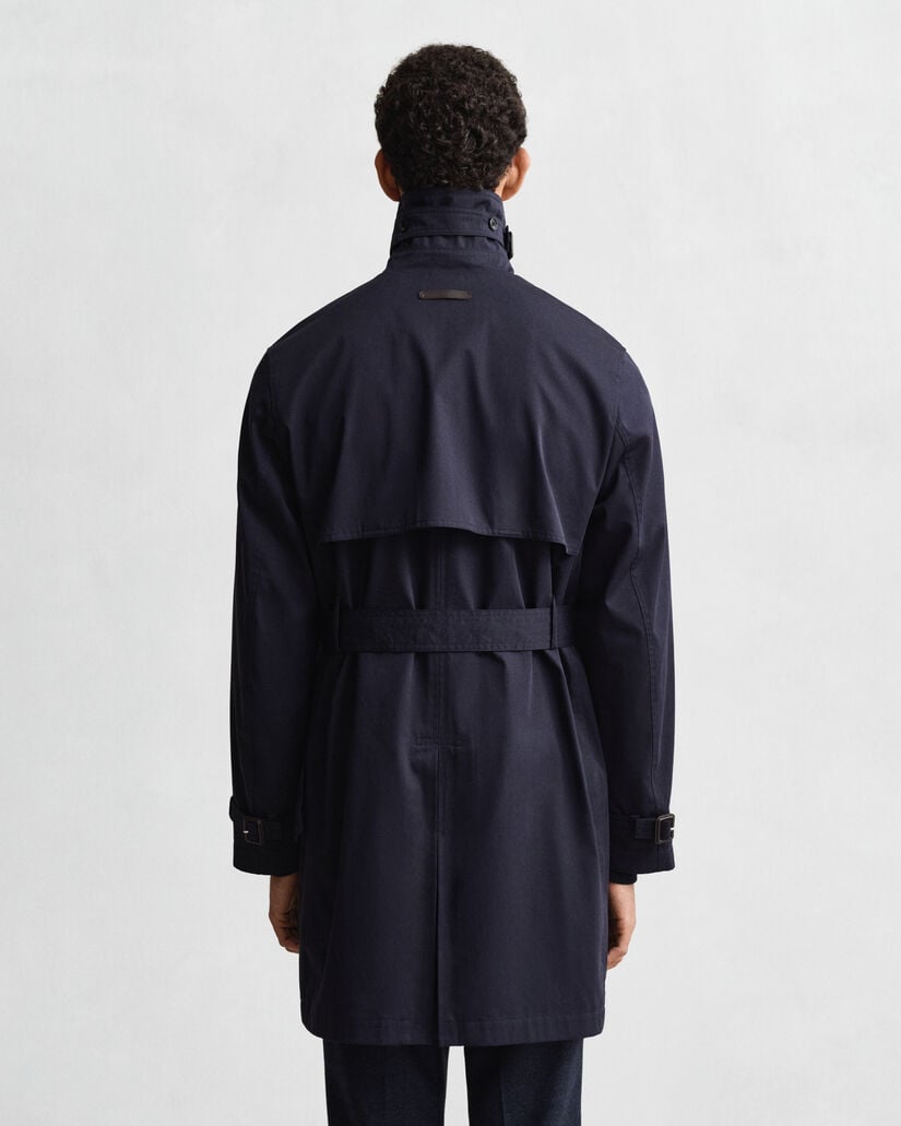 Trenchcoat i bomuldsblanding