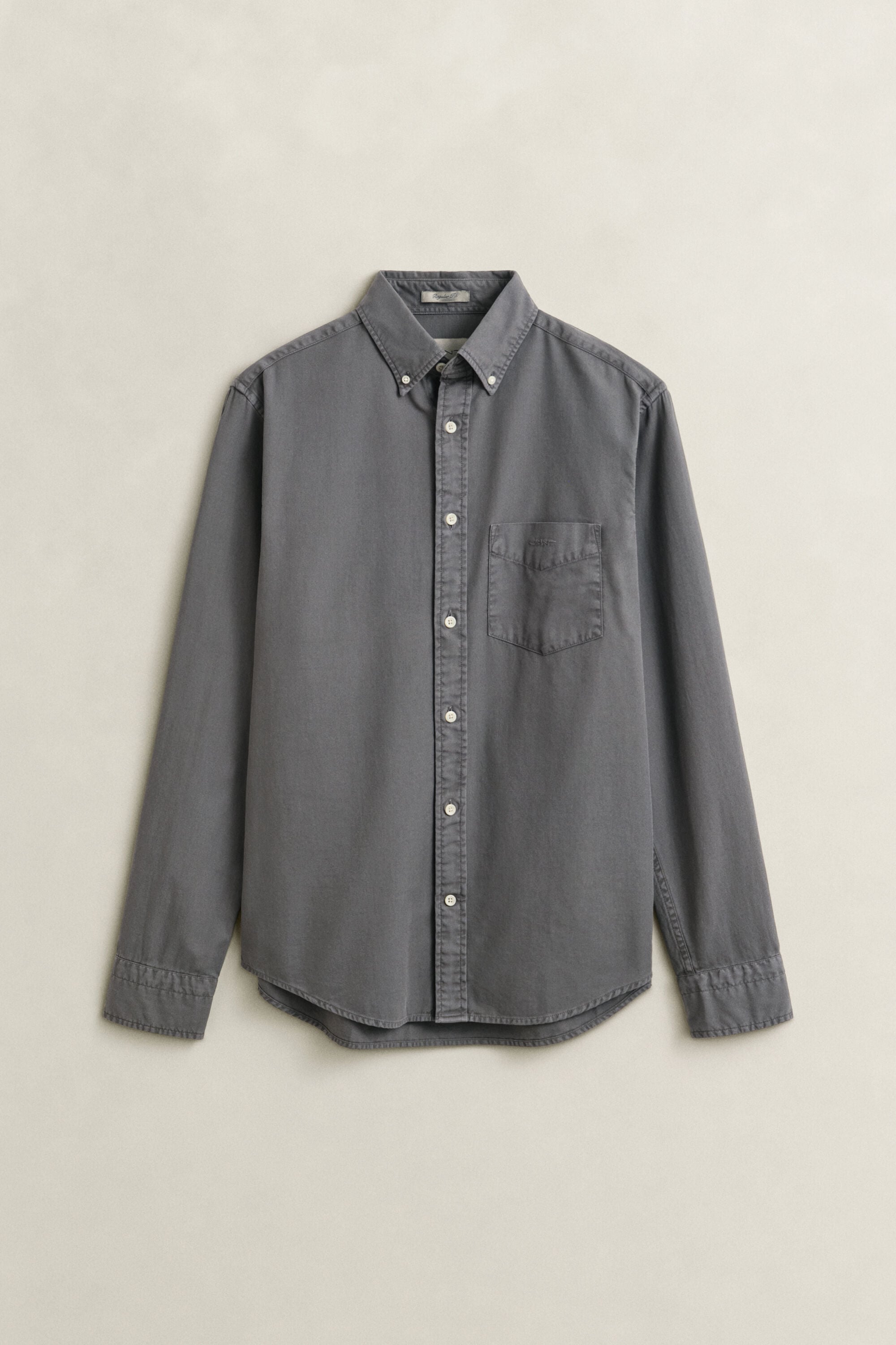 Regular fit skjorte af twill
