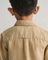 Kids h&oslash;rskjorte med korte &aelig;rmer