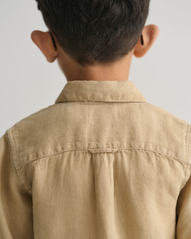 Kids h&oslash;rskjorte med korte &aelig;rmer