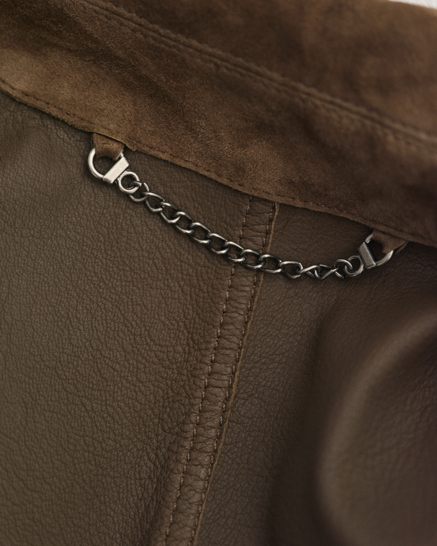 Flyverjakke af ruskind