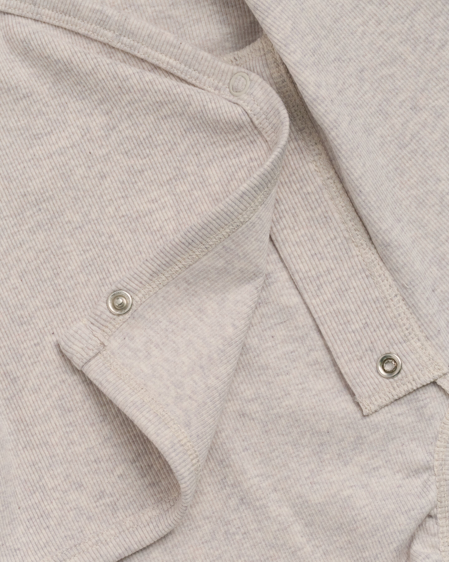 Baby Shield ribstrikket sl&aring;-om bodysuit