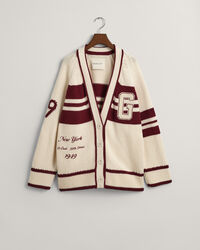 GANT Varsity cardigan med V-hals