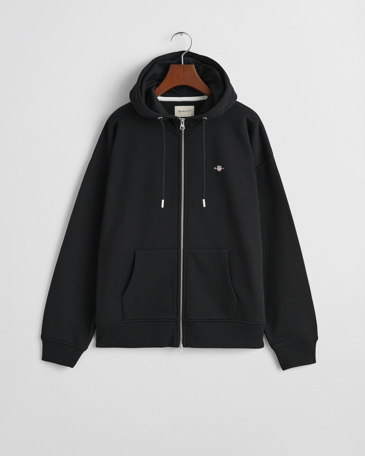 Shield hættetrøje med lynlås