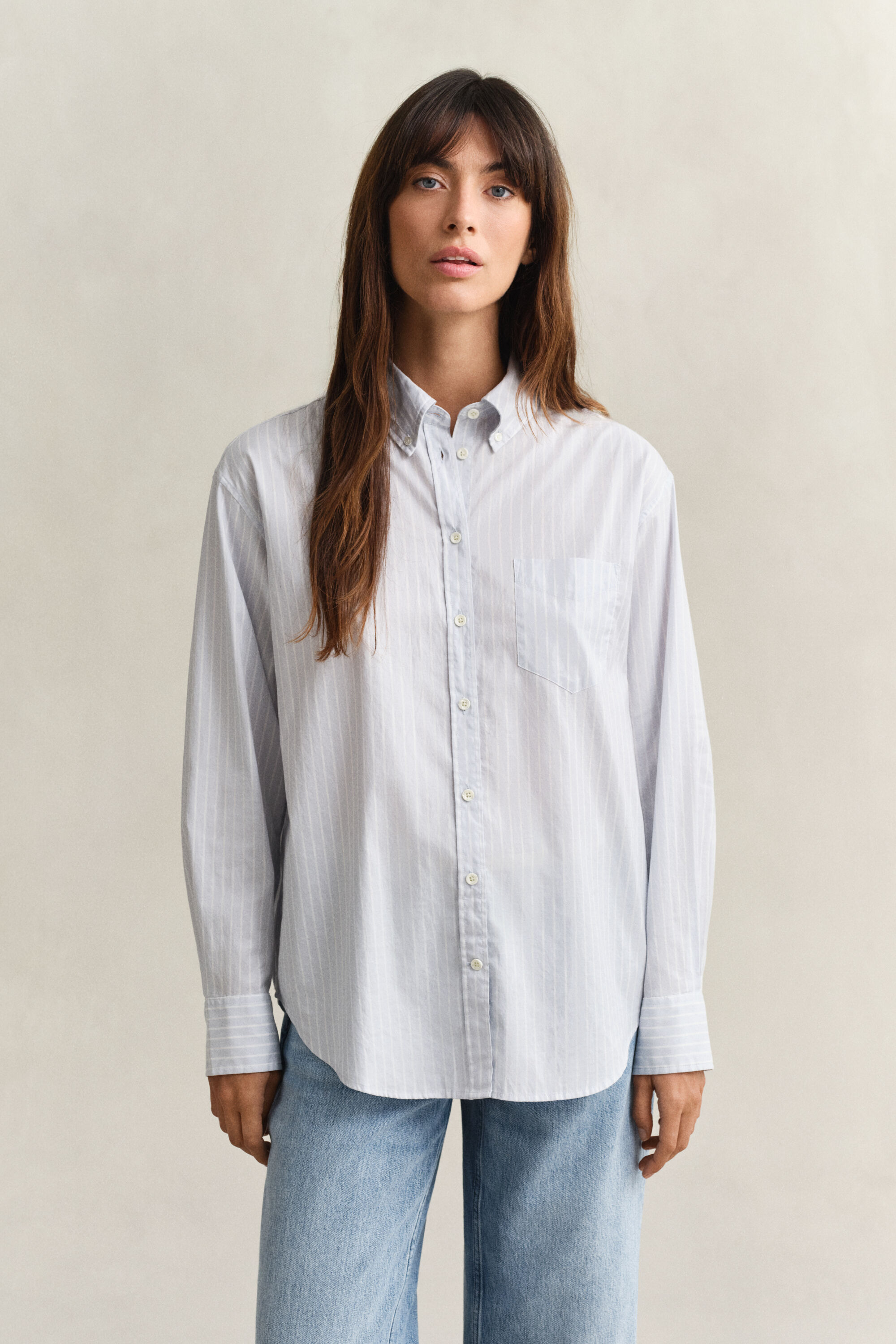 Luxury Oxford skjorte med striber