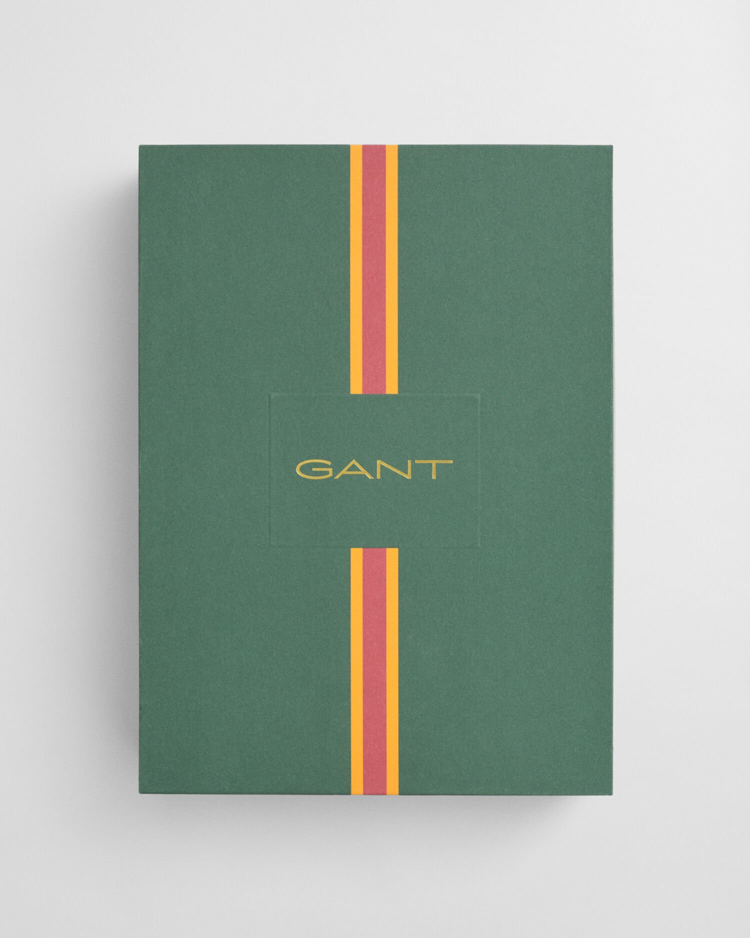 Pyjamassæt af satin med striber i gaveæske