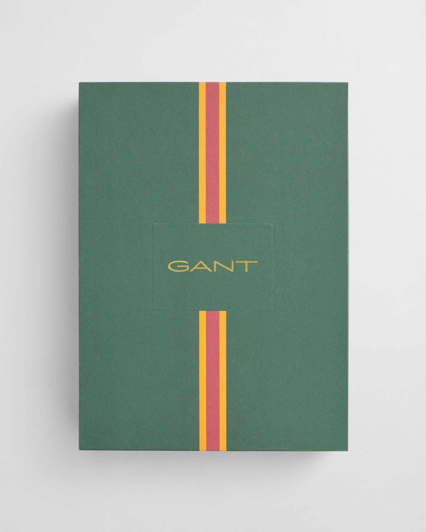 Pyjamassæt af satin med striber i gaveæske