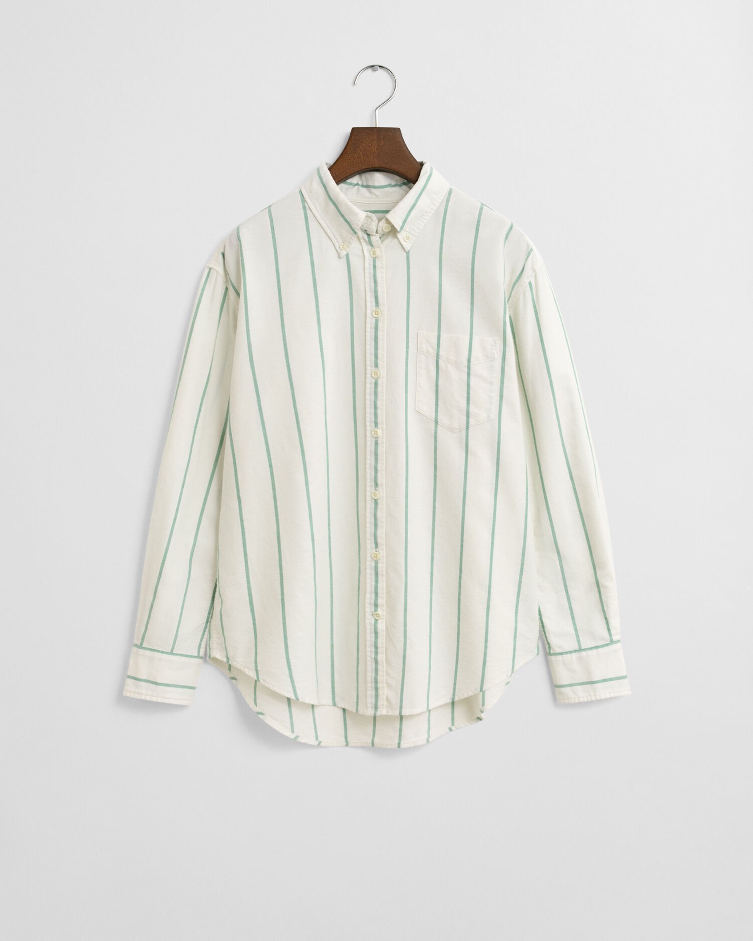 Relaxed fit klassisk stribet Oxford-skjorte