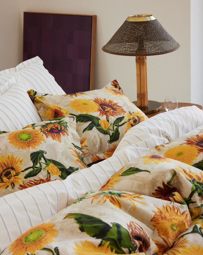 Pudebetr&aelig;k med Sunflower-tryk