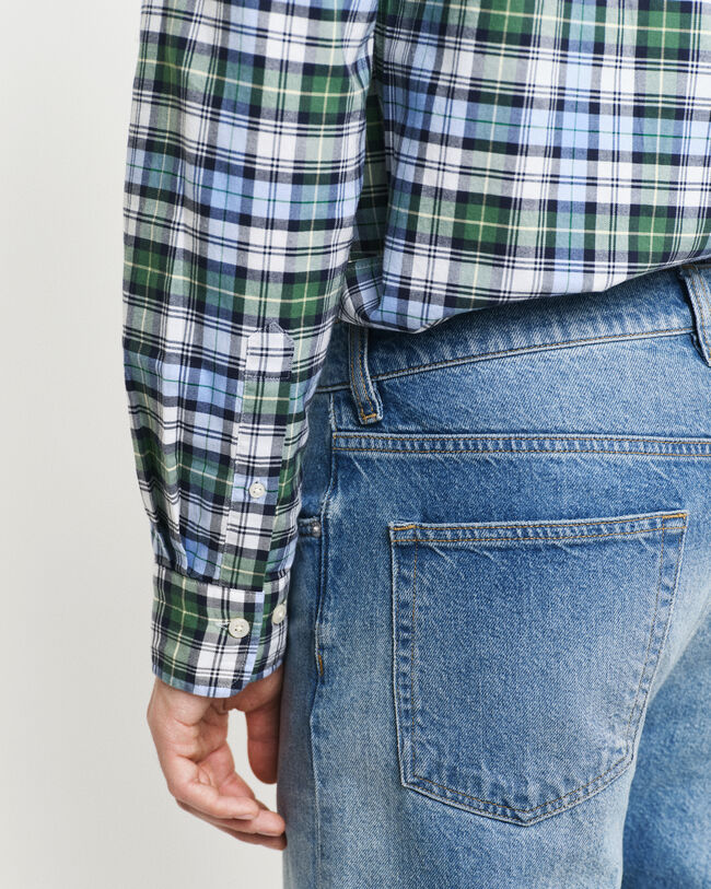 Regular fit ternet Archive Oxford skjorte