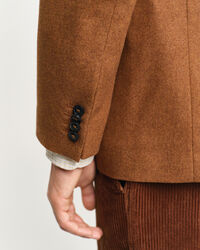 Oversized jakkesæt-blazer i uldflannel