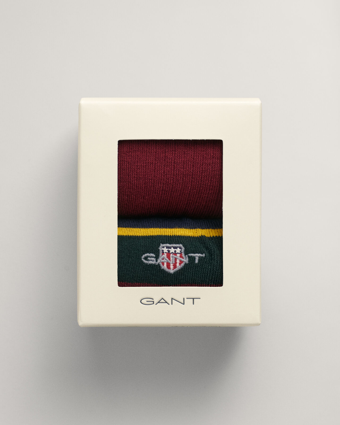 2-Pack stribede sokker med gave&aelig;ske