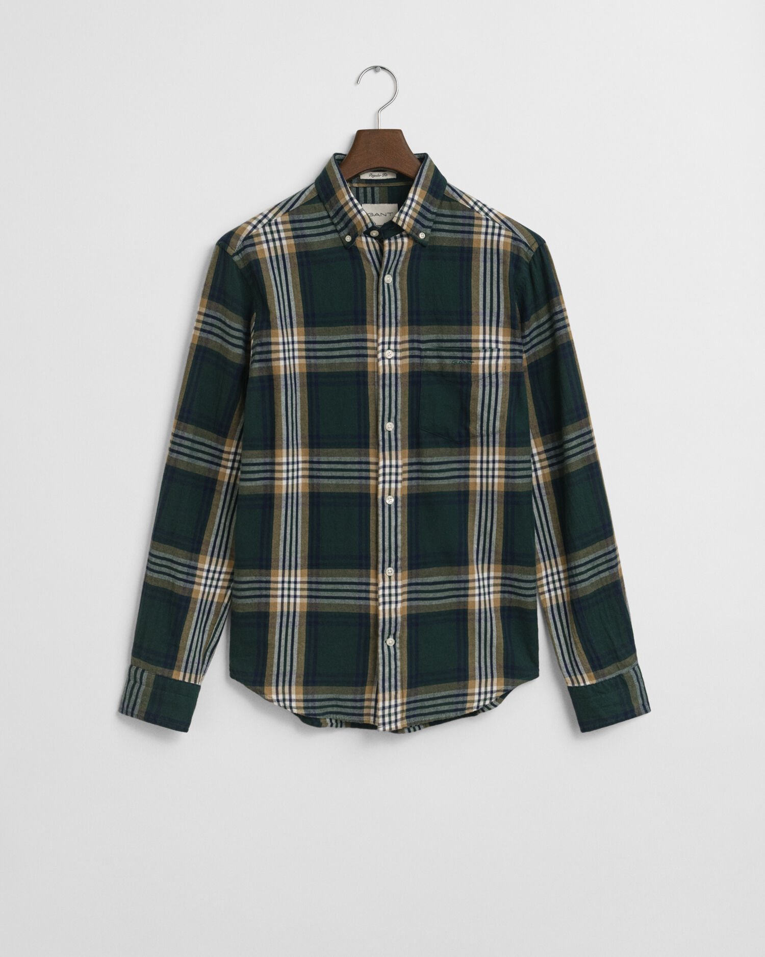 Regular fit Windblown flannelskjorte med tern