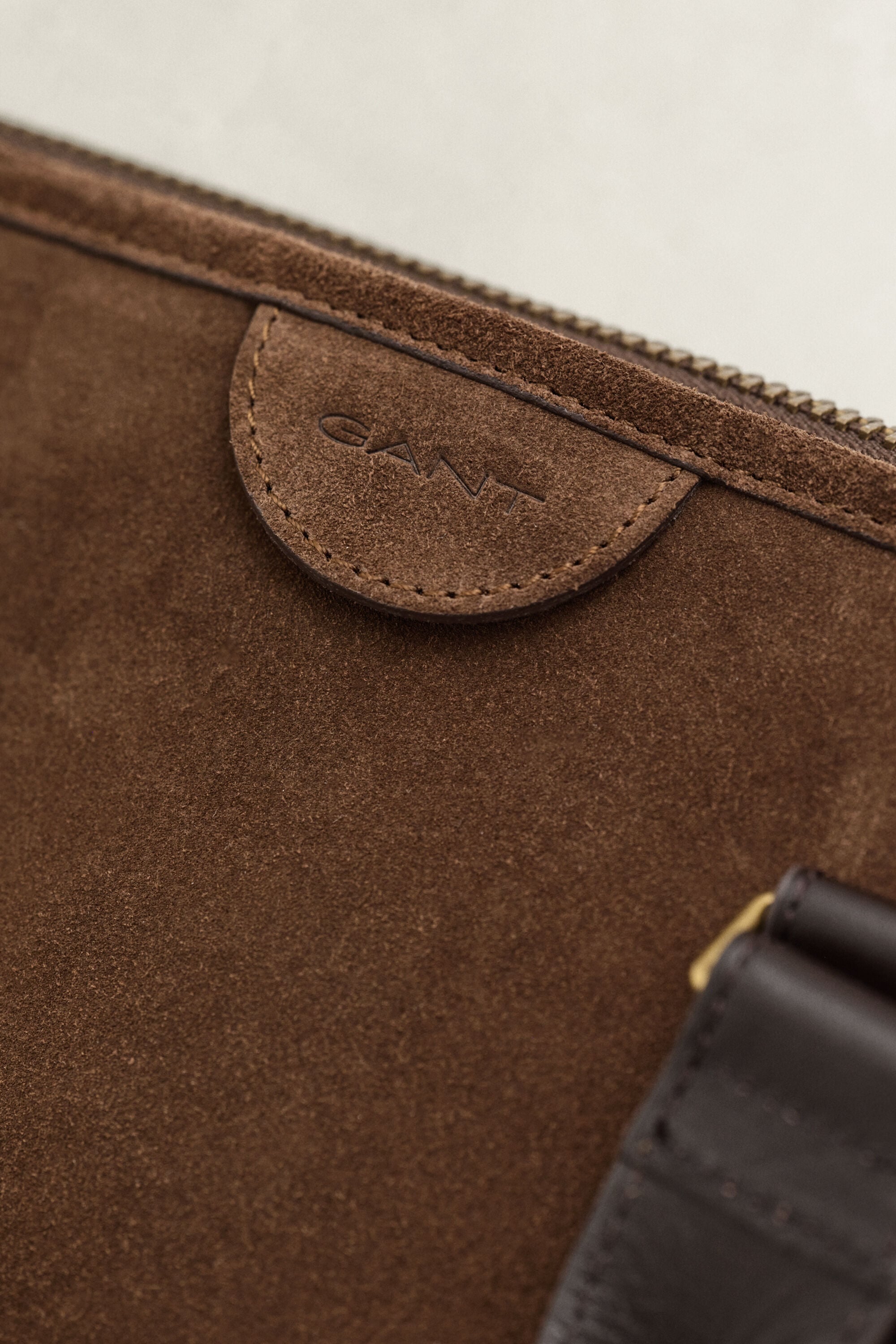 Pendlertaske i ruskind