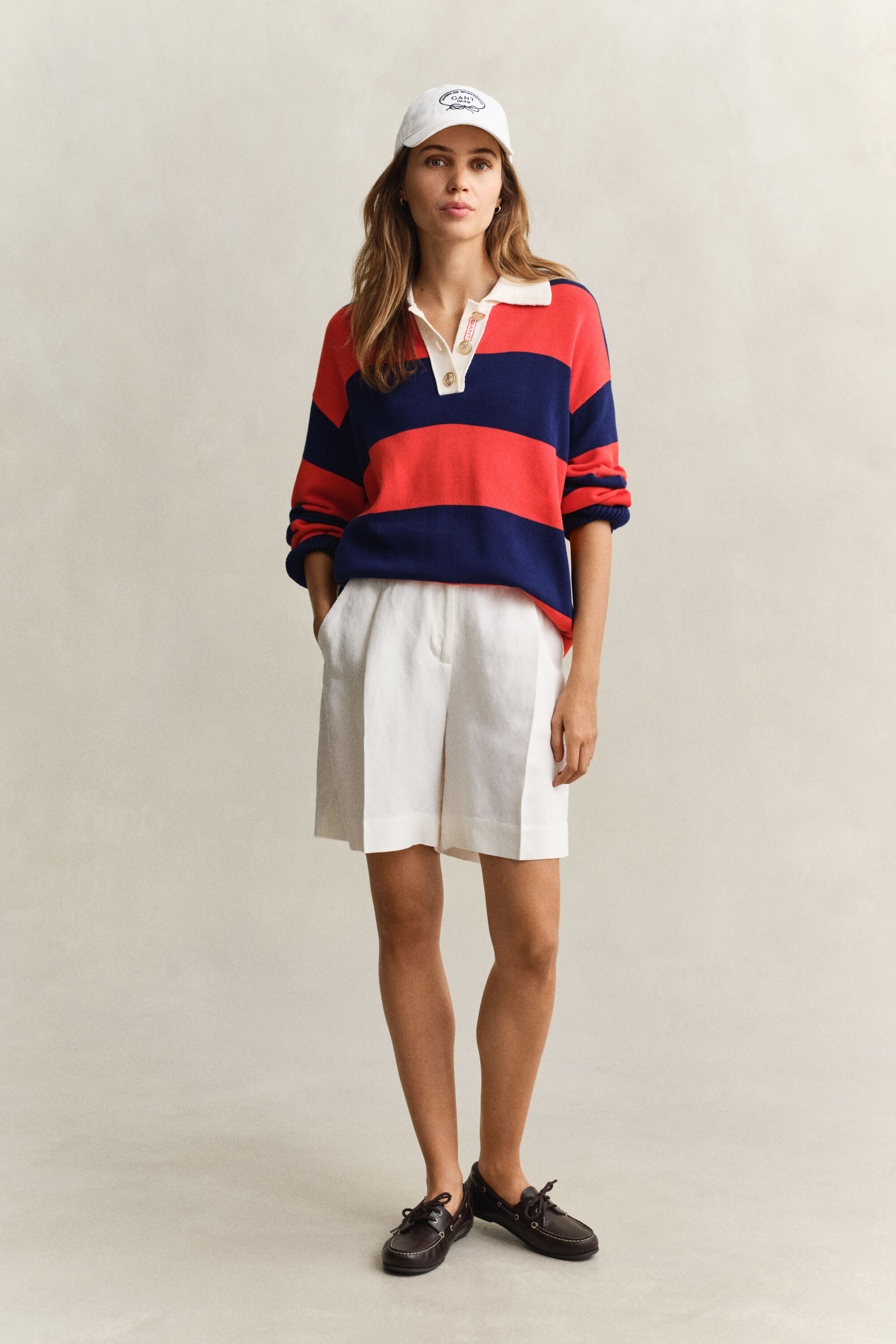 Skræddersyede shorts i hørblanding