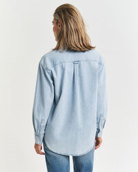 Relaxed fit Pocket Detail denim skjorte