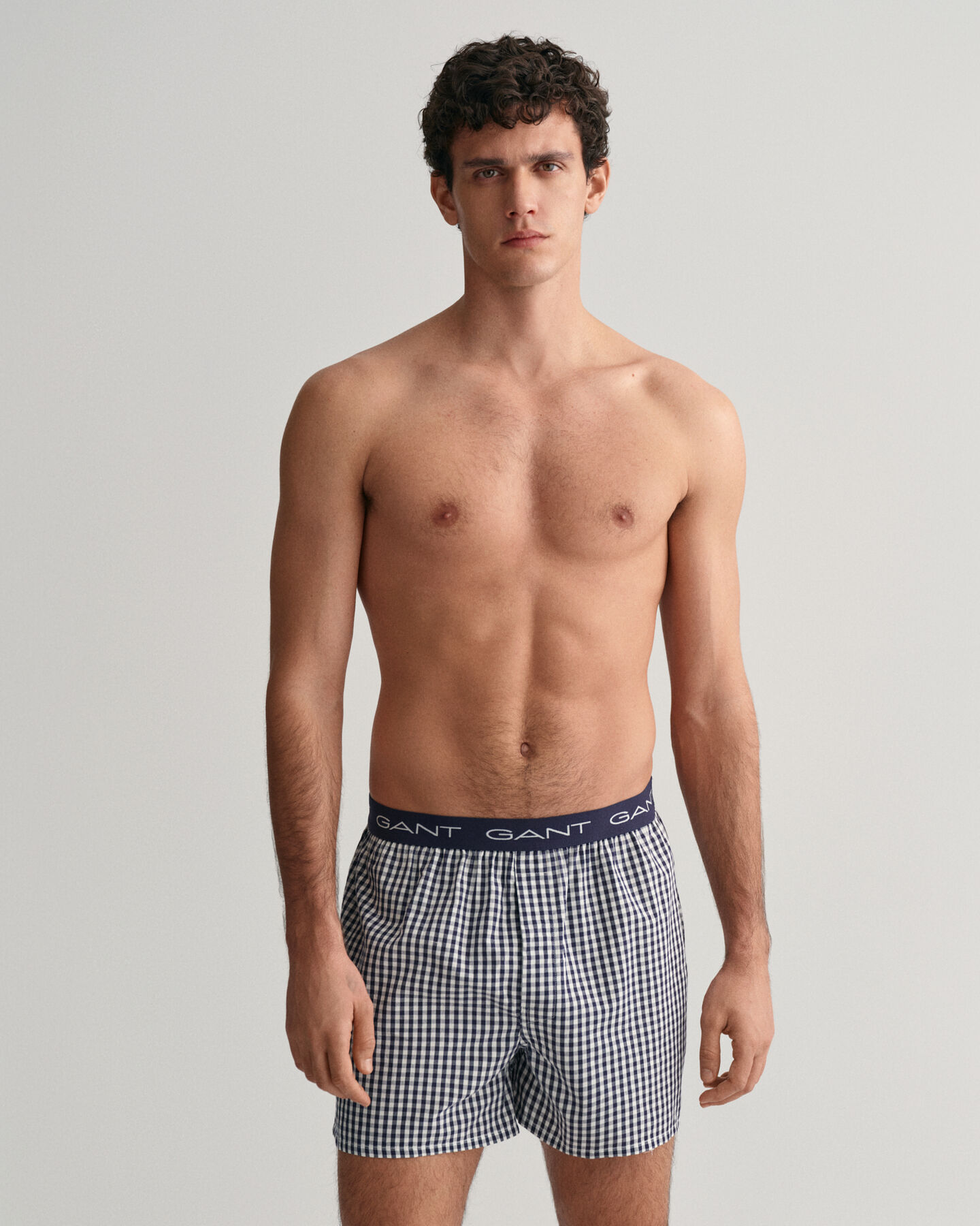 2-Pack Gingham and Striped Boxers