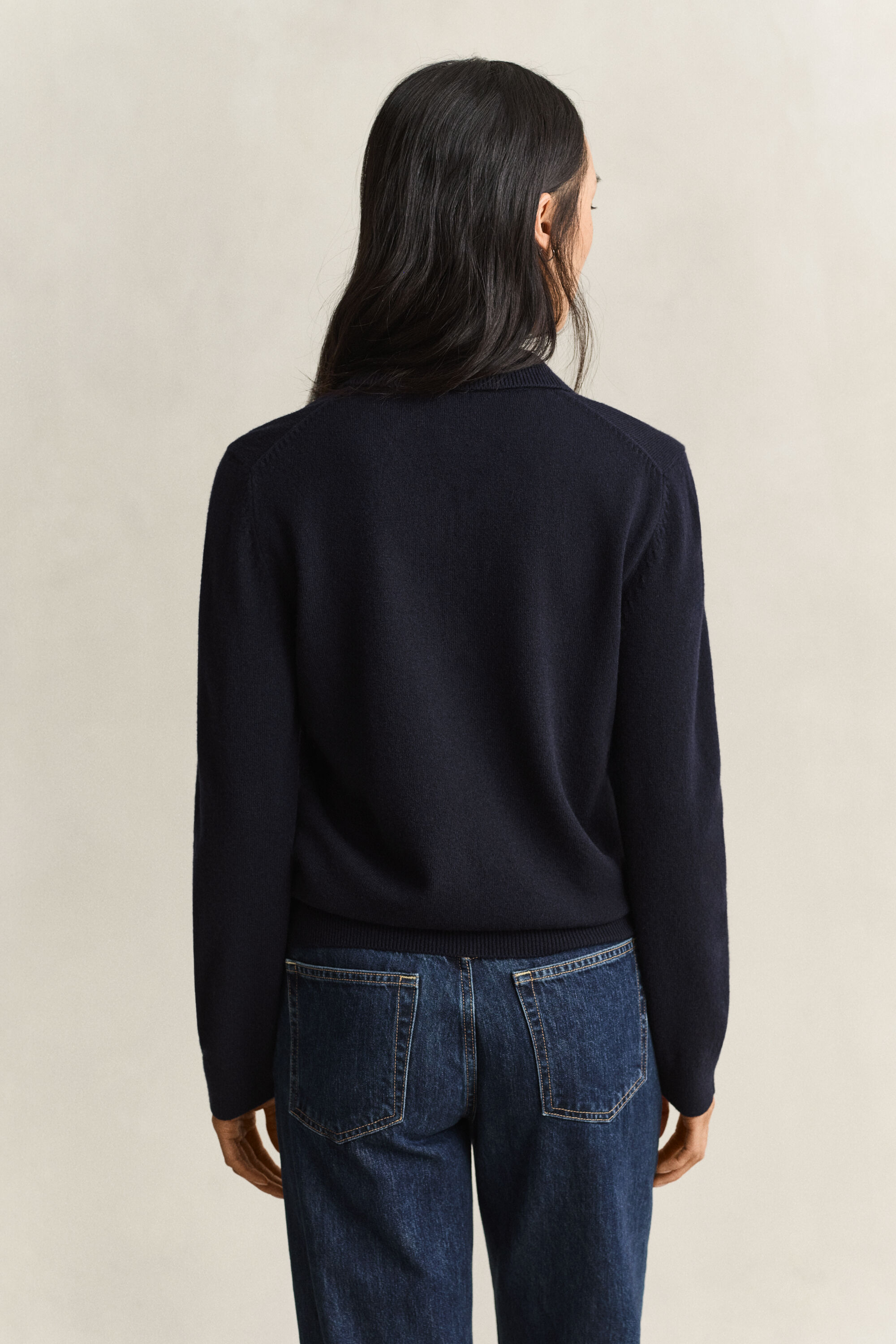 Rugger sweater i lammeuld