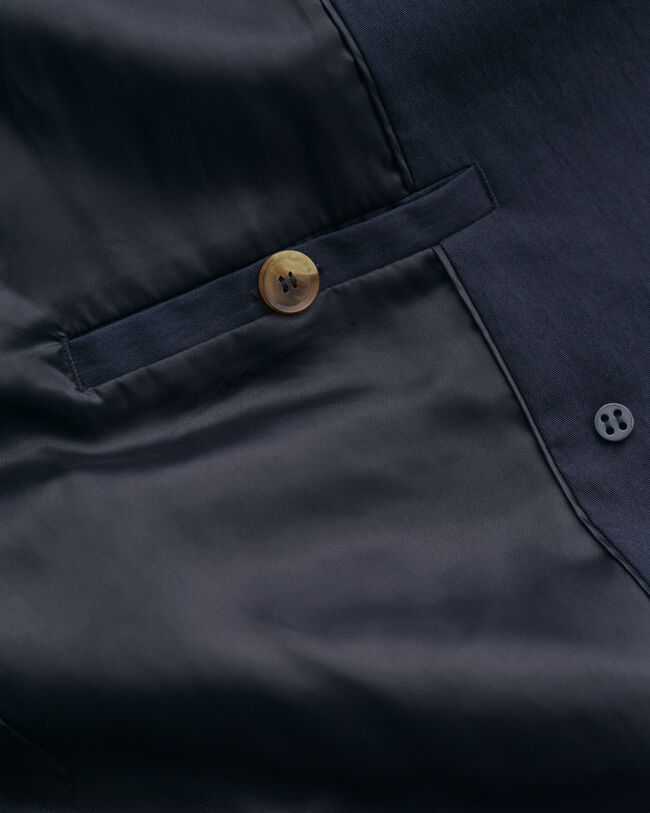 Trenchjakke i mellemlængde