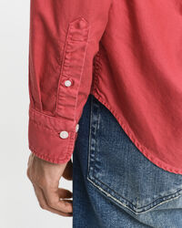 Regular fit garment-farvet Archive Oxford skjorte