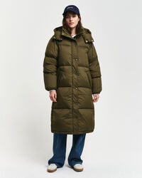 Dunfrakke i fuld længde