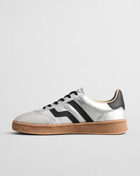 Cuzima metalliske lædersneakers