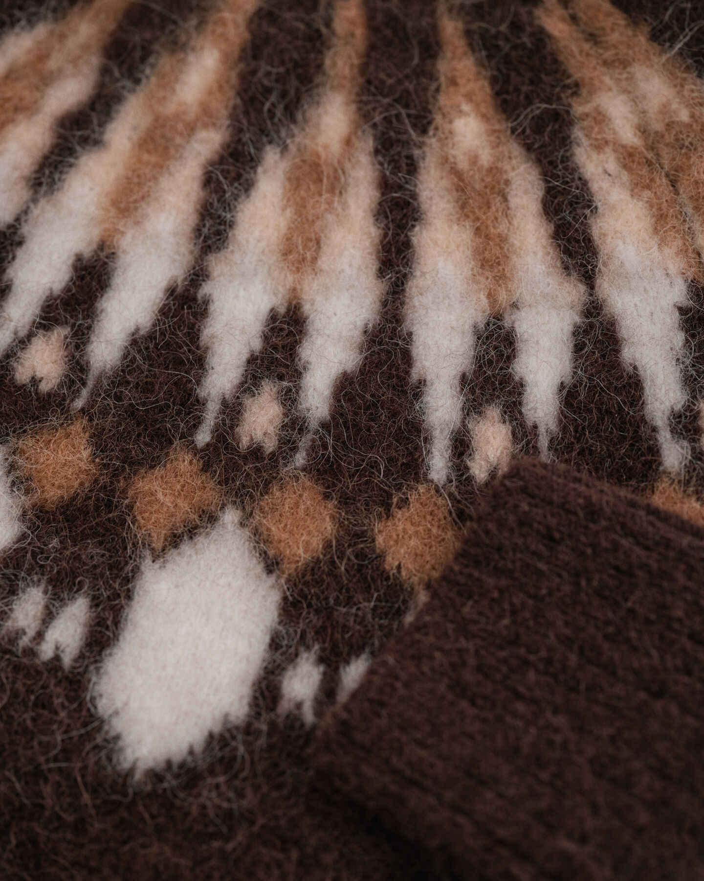 Fair Isle sweater i alpakablanding med crewneck