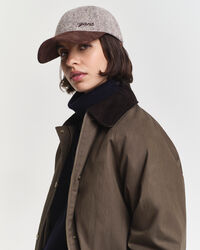 Cap i tekstureret uld