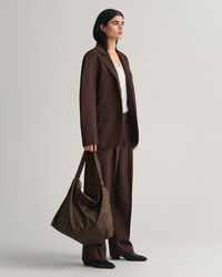 G Patterned stor skuldertaske