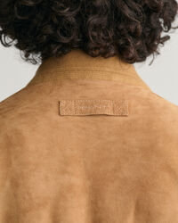 Bomberjakke i ruskind