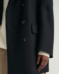 Oversized sømandsjakke af uld