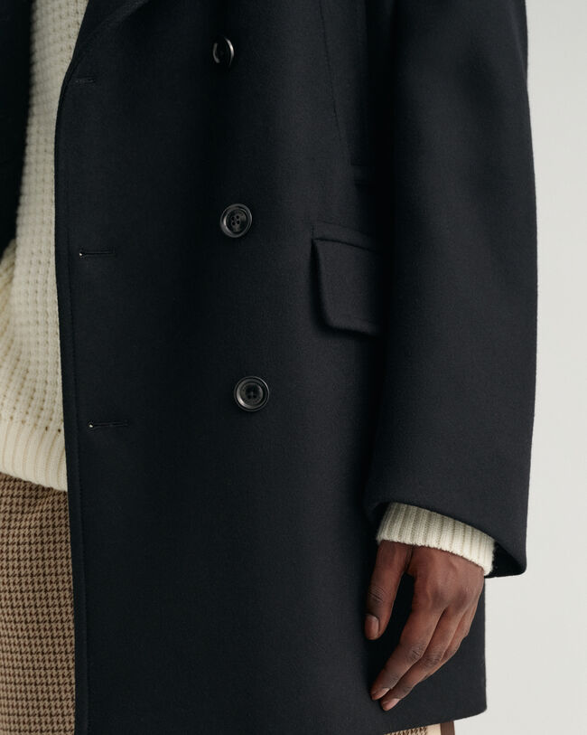 Oversized sømandsjakke af uld