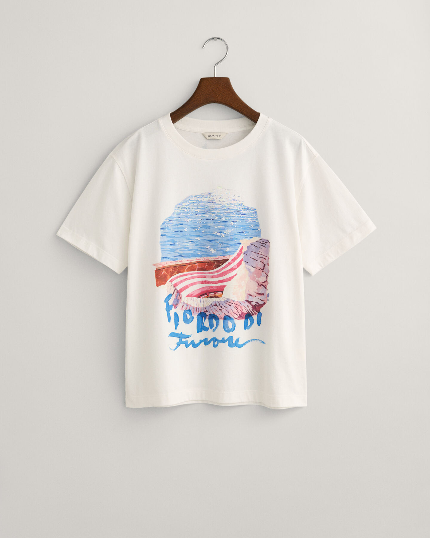 T-shirt med Scenery-tryk