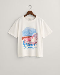 T-shirt med Scenery-tryk