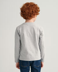 Boys Driving Dog T-shirt med lange &aelig;rmer