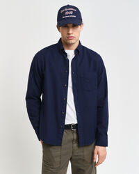 Regular fit sildebensm&oslash;nstret flannelskjorte