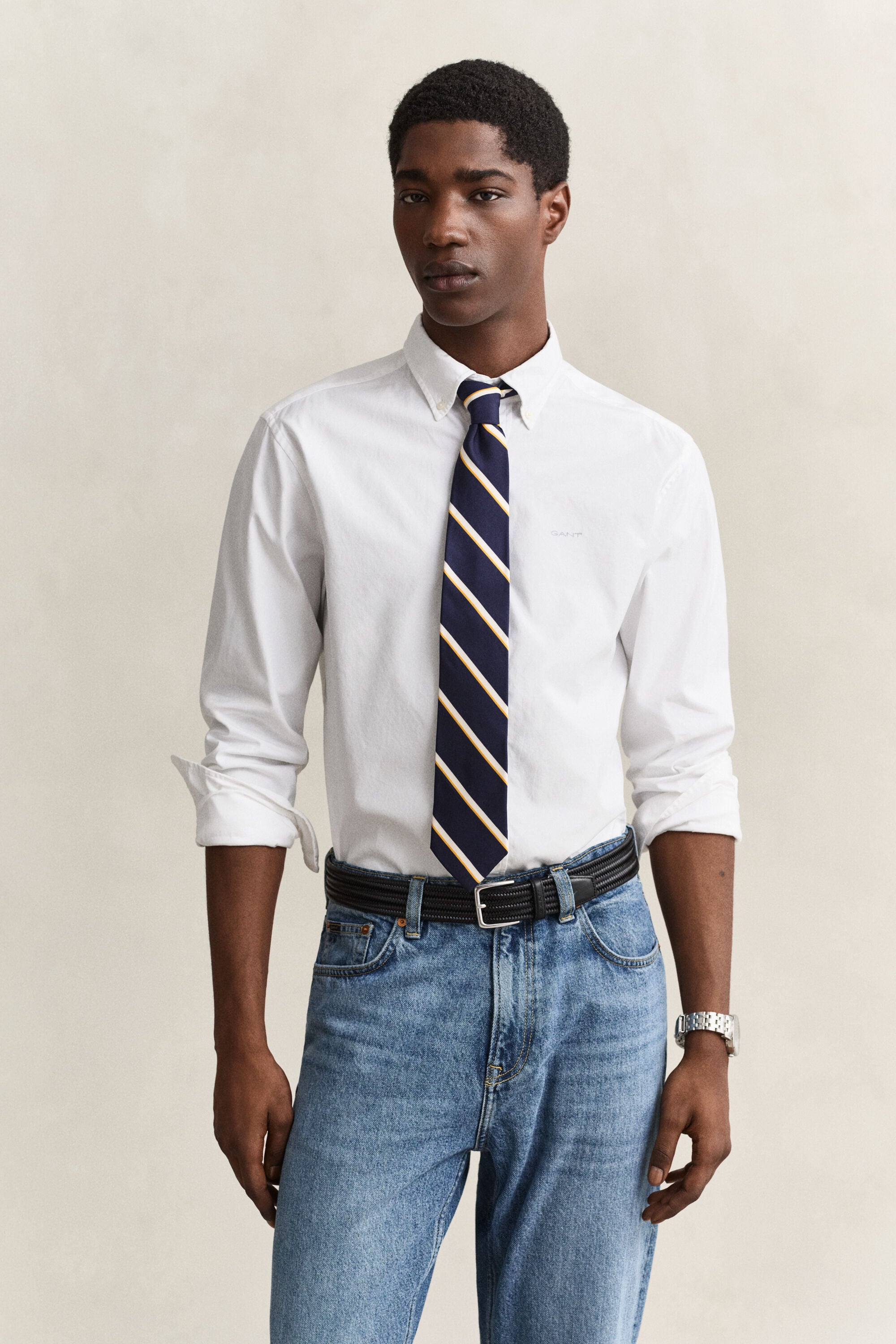 Regular fit pinpoint Oxford-skjorte