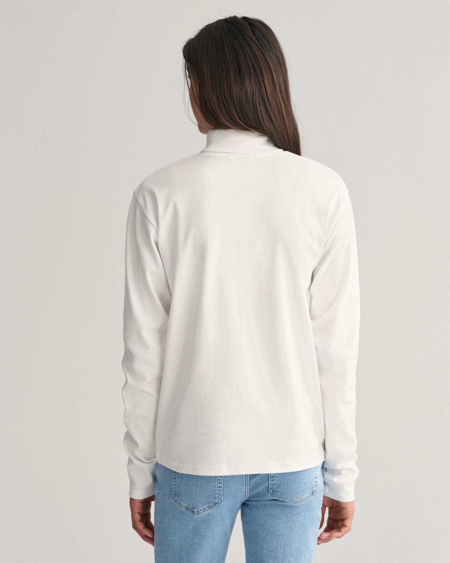 Teens Shield lang&aelig;rmet top med rullekrave