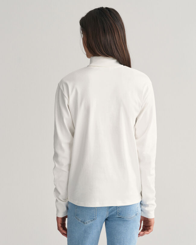 Teens Shield lang&aelig;rmet top med rullekrave