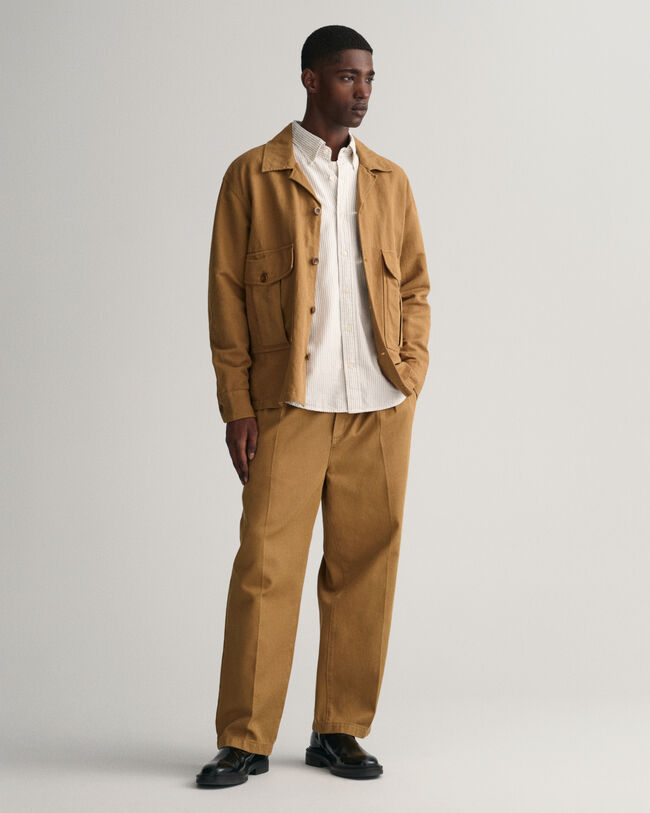 Relaxed fit stribet Archive Oxford-skjorte