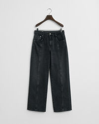 Relaxed fit jeans med lige søm