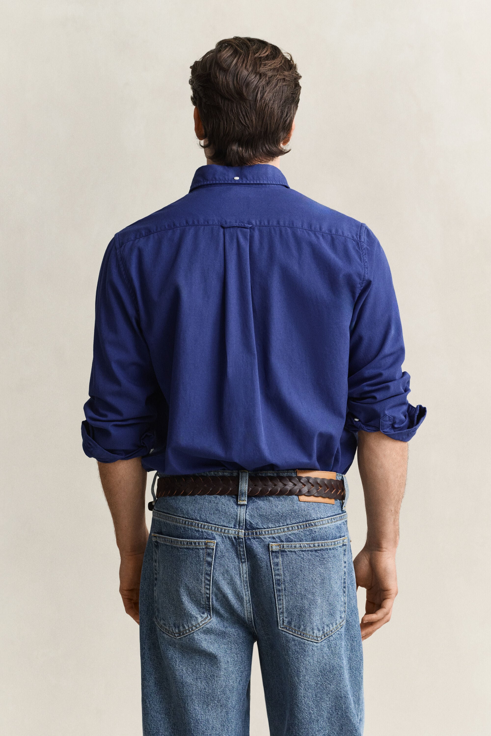 Regular fit skjorte af twill