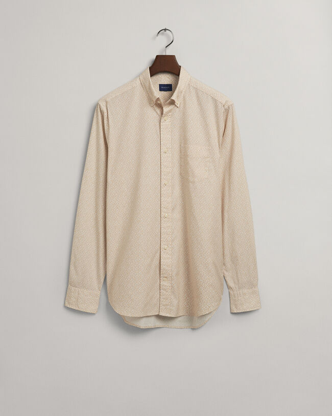 Regular fit Oxford skjorte med lille Paisley