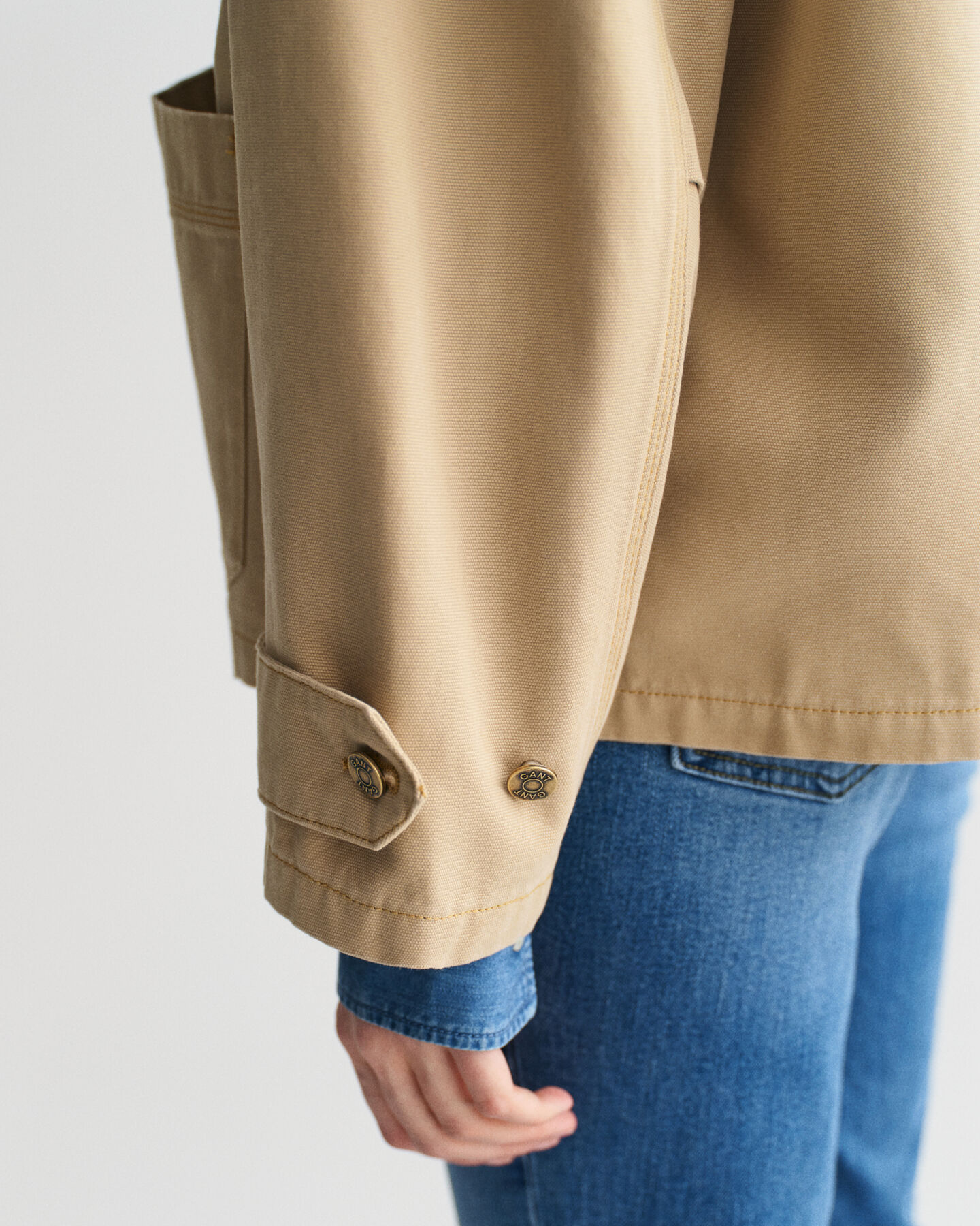 Vasket workwear-jakke