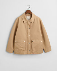 Jakke af bomuldstwill