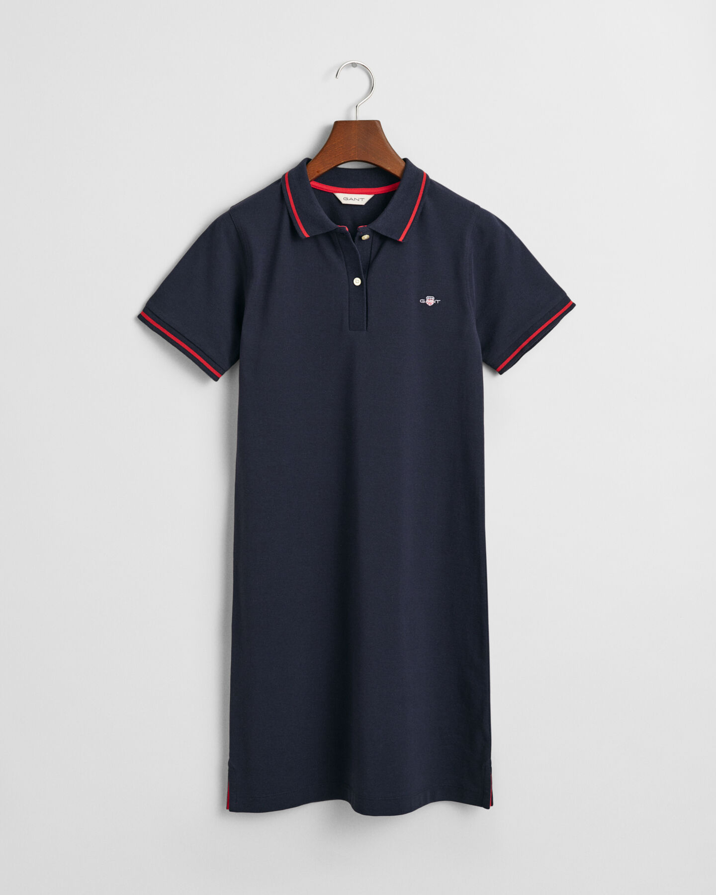 Teen Girls t&aelig;tsiddende piqu&eacute; polokjole