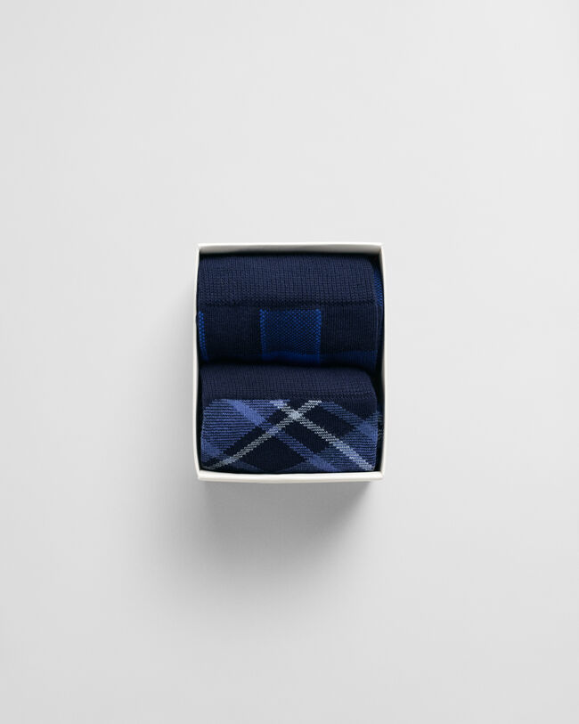 2-Pack ternede sokker i gaveæske