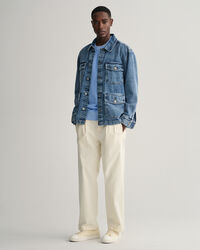 Sunfaded sweatshirt med crewneck