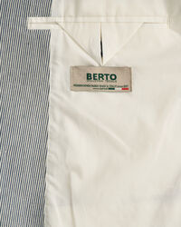 Oversized dobbeltradet blazer med striber