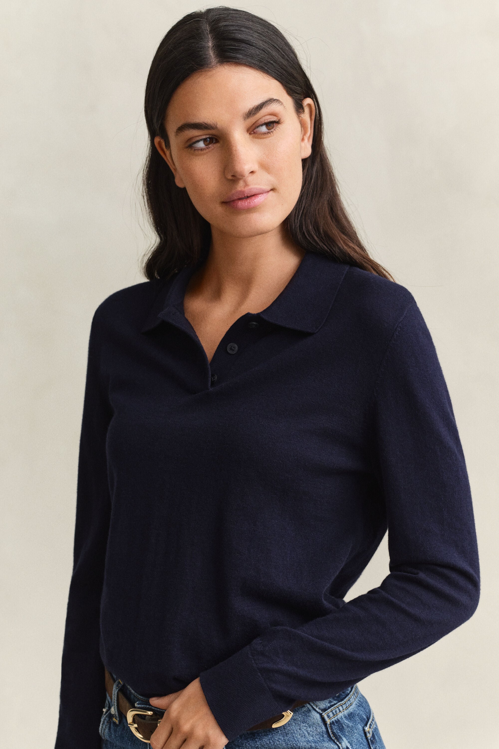 Fin strikket sweater